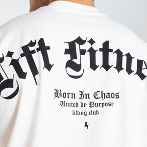 Camiseta Oversized Chaos - Off White